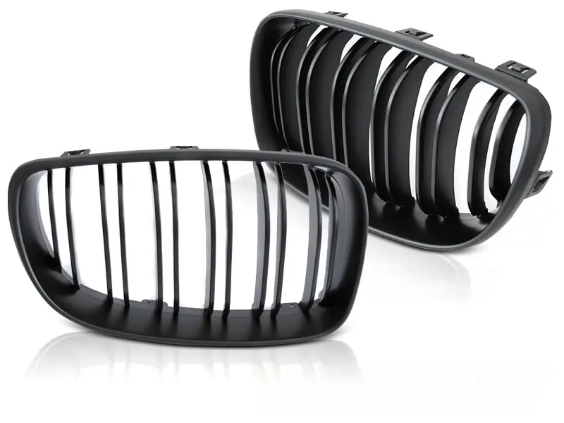 Front Grille BMW E87/E81/E82/E88 07-11 Sport Double Bar Matt Black