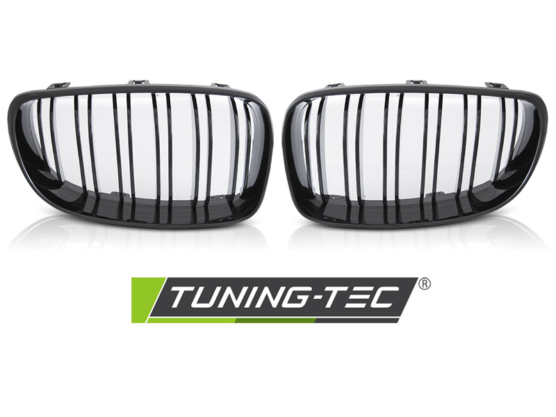 Front Grille BMW E81 / E82 / E87 / E88 07-11 Sport Glossy Black – náhľad 2