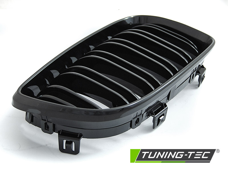 Front Grille BMW E81 / E82 / E87 / E88 07-11 Sport Glossy Black – náhľad 4