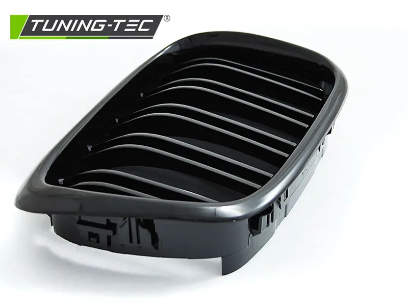 Front Grille BMW E39 95-03 Sport Glossy Black Double Bar – náhľad 4