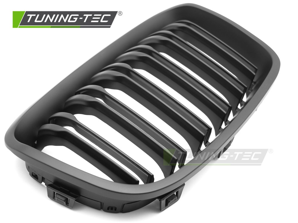 Front Grille BMW F20 / F21 11-14 Sport Double Bar Matt Black – náhľad 4