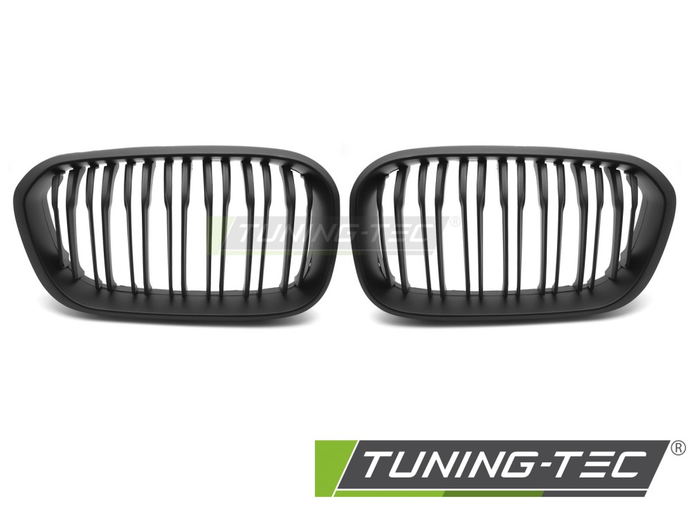 Front Grille BMW F20 / F21 LCI 15-18 Sport Matt Black Double Bar – náhľad 2