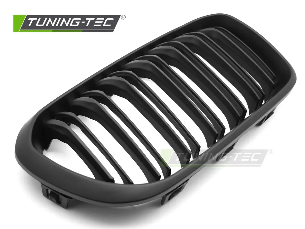 Front Grille BMW F20 / F21 LCI 15-18 Sport Matt Black Double Bar – náhľad 4