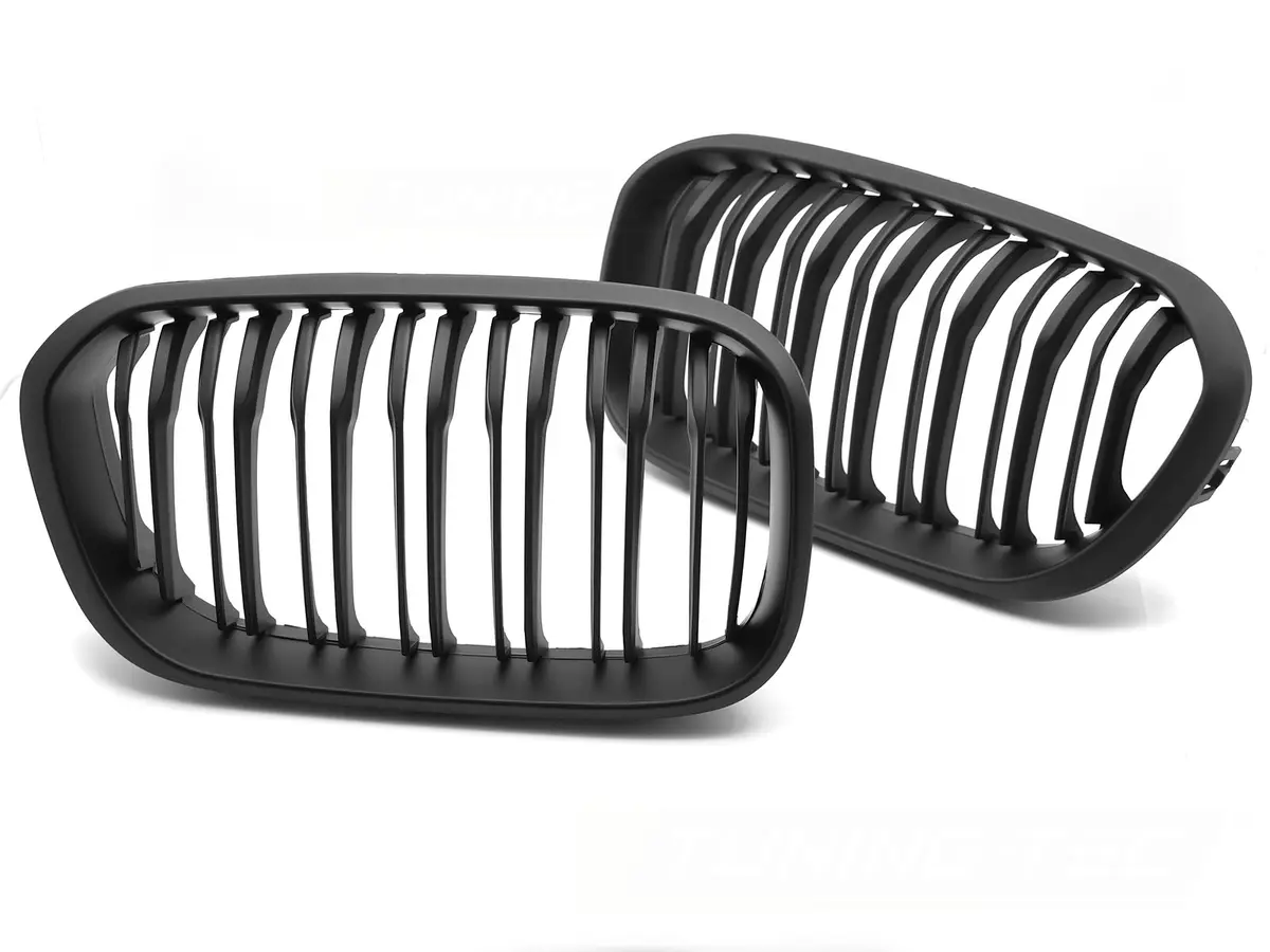 Front Grille BMW F20 / F21 LCI 15-18 Sport Matt Black Double Bar