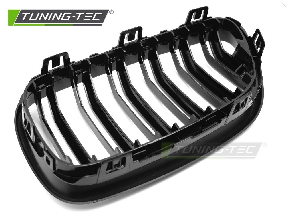 Front Grille BMW F22 / F23 13-21 Sport Glossy Black Double Bar – náhľad 5
