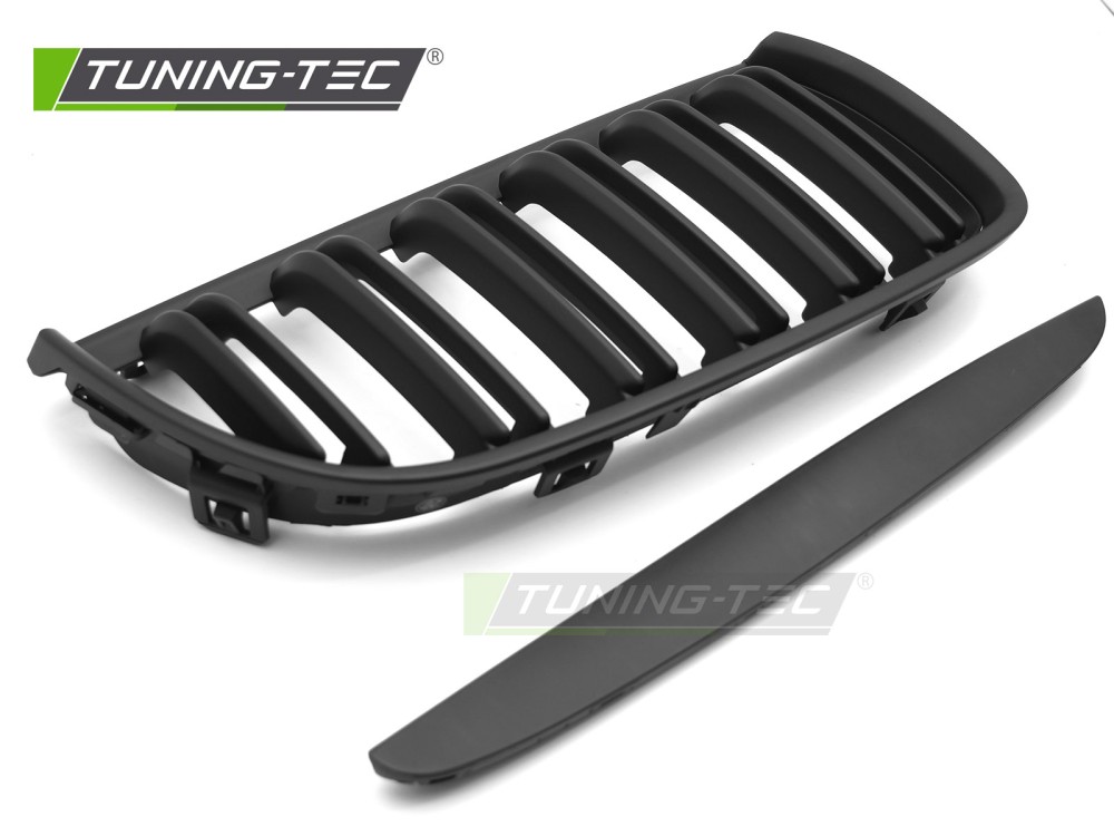 Front Grille BMW E90 / E91 05-08 Sport Matt Black Double Bar – náhľad 4