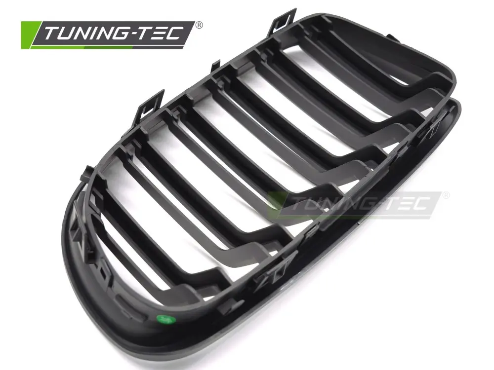 Front Grille BMW E90 / E91 LCI 09-11 Double Bar Matt Black – náhľad 5