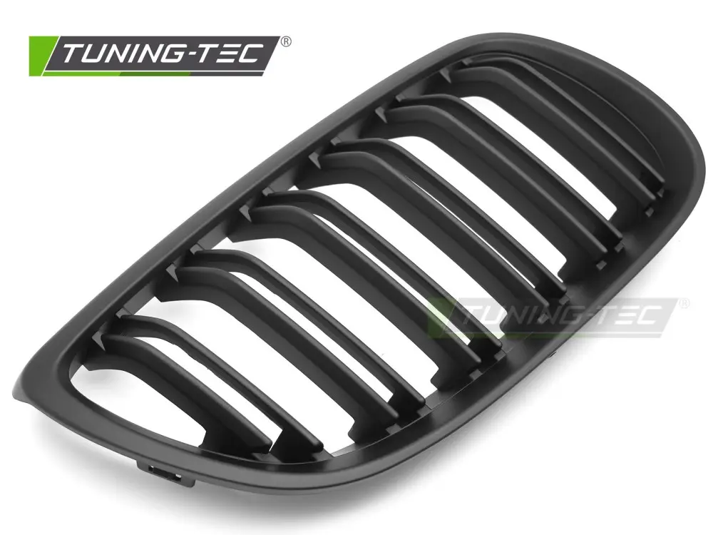 Front Grille BMW E92 / E93 06-10 Sport Matt Black Double Bar – náhľad 4