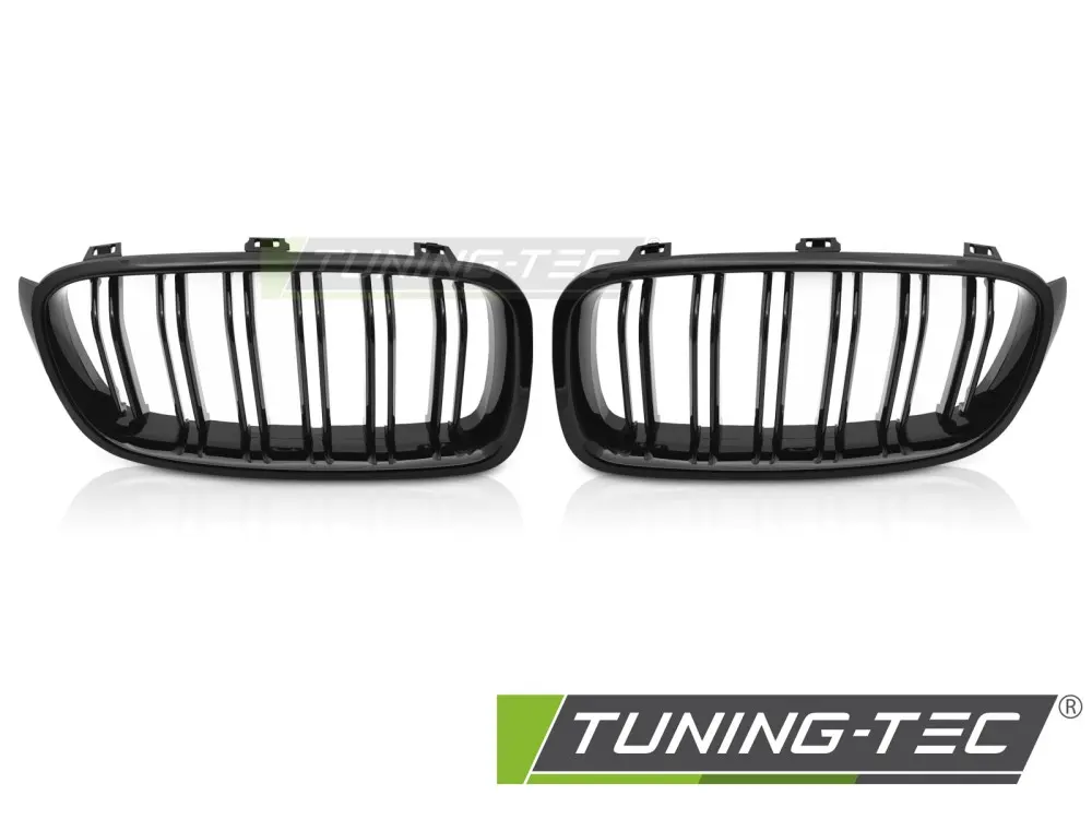 Front Grille BMW F30 / F31 11-18 Sport Double Bar Glossy Black – náhľad 2