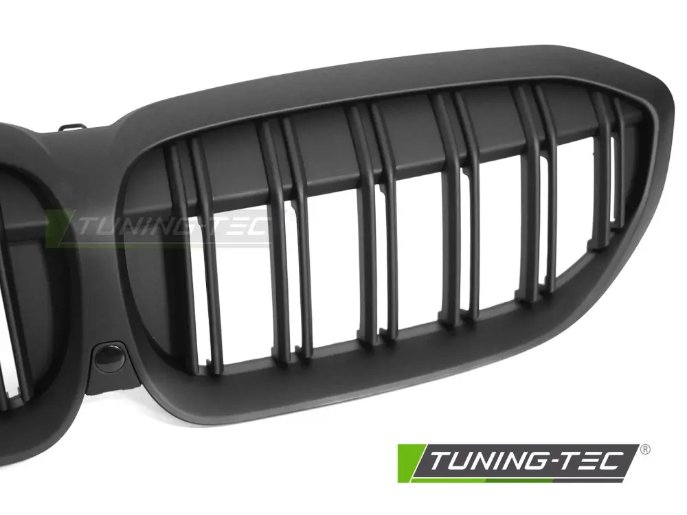 Front Grille BMW G20 / G21 19-22 Sport Double BAR Matt Black – náhľad 3