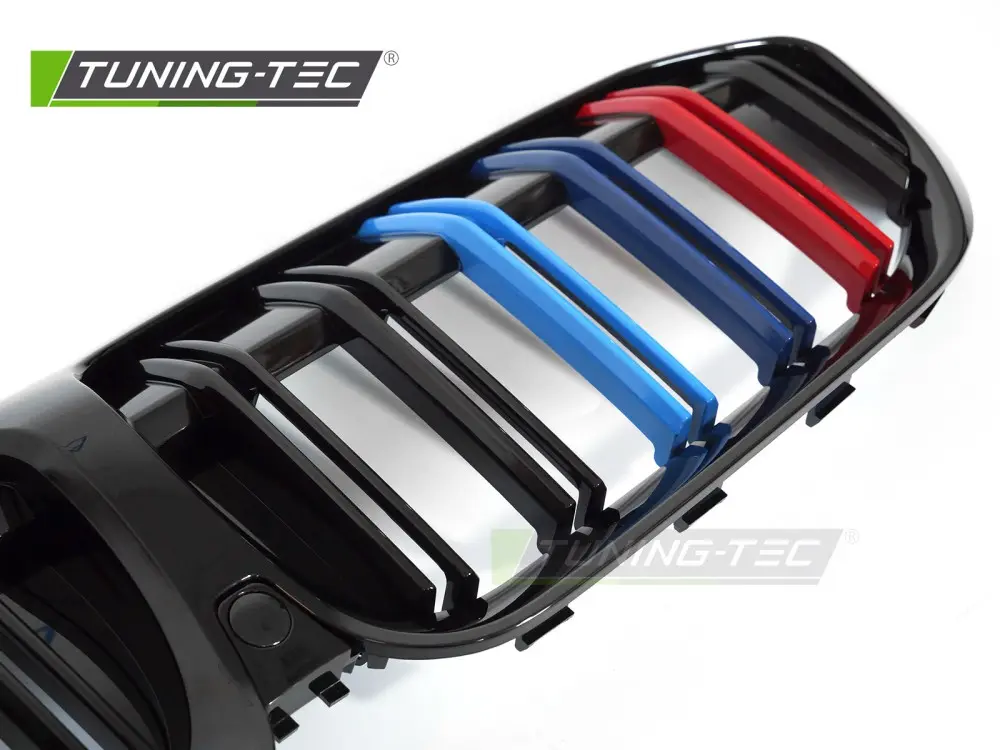 Front Grille BMW G20 / G21 19-22 Sport Glossy Black Tri-Colour Double Bar – náhľad 3