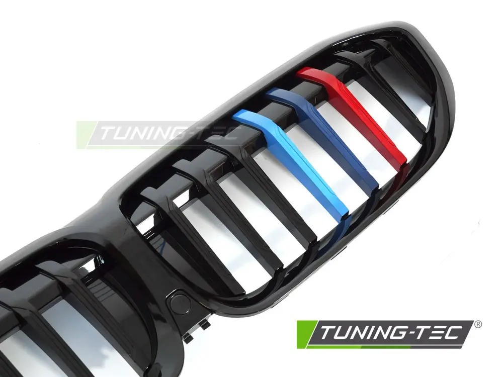 Front Grille BMW G20 / G21 19-22 Glossy Black Tri-Colour – náhľad 4