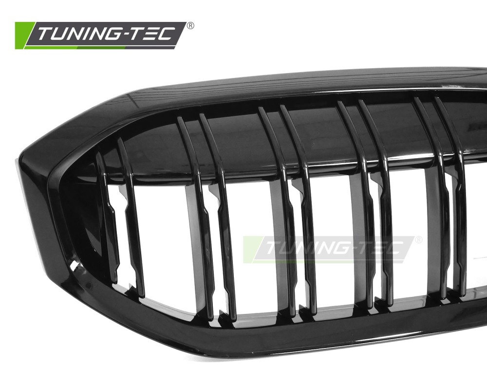 Front Grille BMW G20 / G21 LCI 22-26 Sport Glossy Black Double Bar – náhľad 4