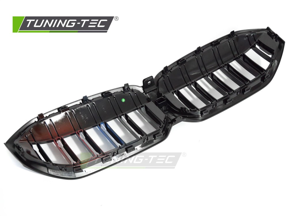 Front Grille BMW G20 / G21 LCI 22-26 Sport Glossy Black Tri-Colour Double Bar – náhľad 5