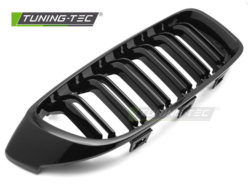 Front Grille BMW F32 / F33 / F36 13-20 Sport Glossy Black Double Bar – náhľad 4