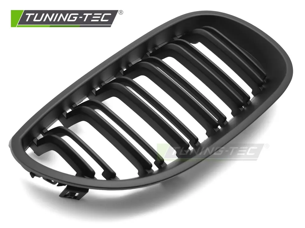 Front Grille BMW 5 Series E60 / E61 03-10 Sport Double Bar Matt Black – náhľad 4