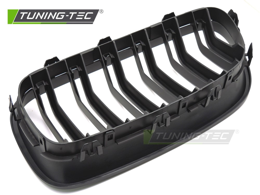 Front Grille BMW F10 / F11 10-16 Sport Matt Black Double Bar – náhľad 5