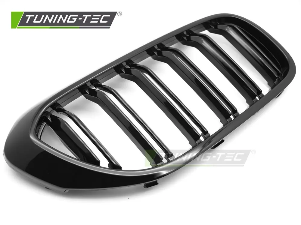 Front Grille BMW 5 Series G30 / G31 17-20 Sport Glossy Black Double Bar – náhľad 4