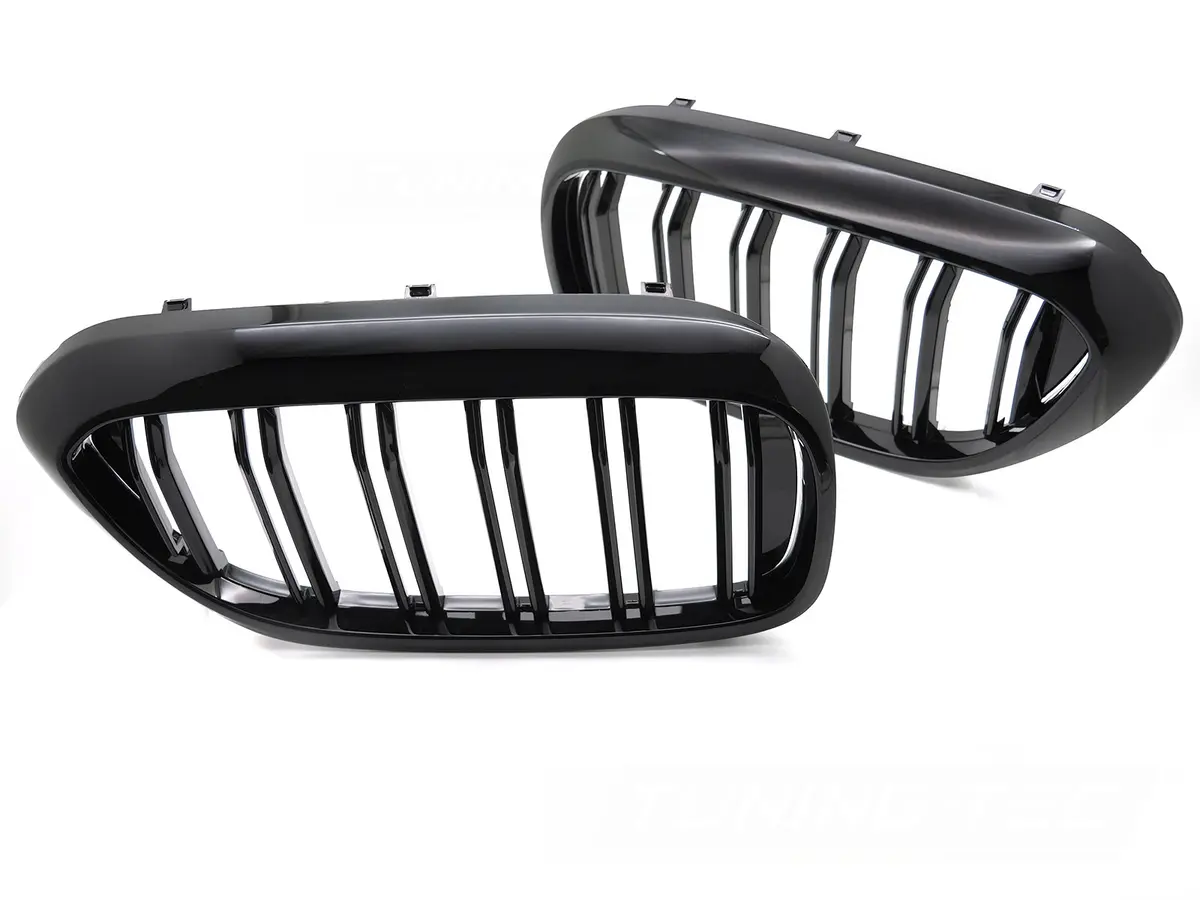 Front Grille BMW 5 Series G30 / G31 17-20 Sport Glossy Black Double Bar
