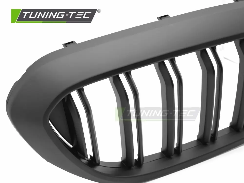 Front Grille BMW 5 Series G30 / G31 17-20 Sport Double Bar Matt Black – náhľad 3