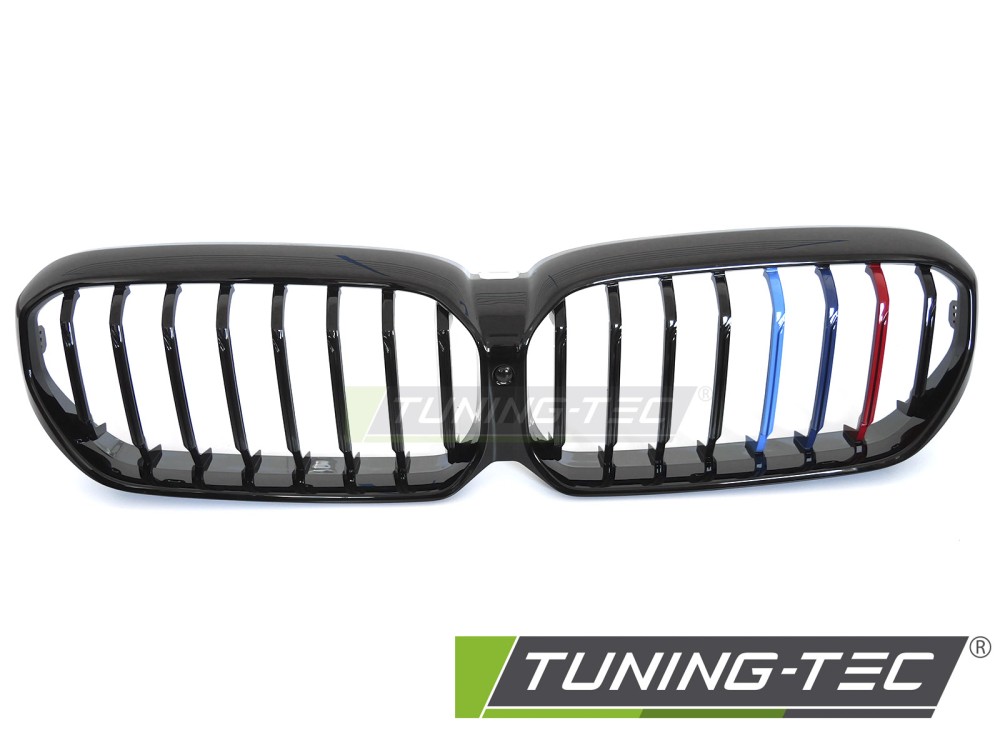 Front Grille BMW G30 / G31 LCI 20-23 Glossy Black Tri-Colour – náhľad 2