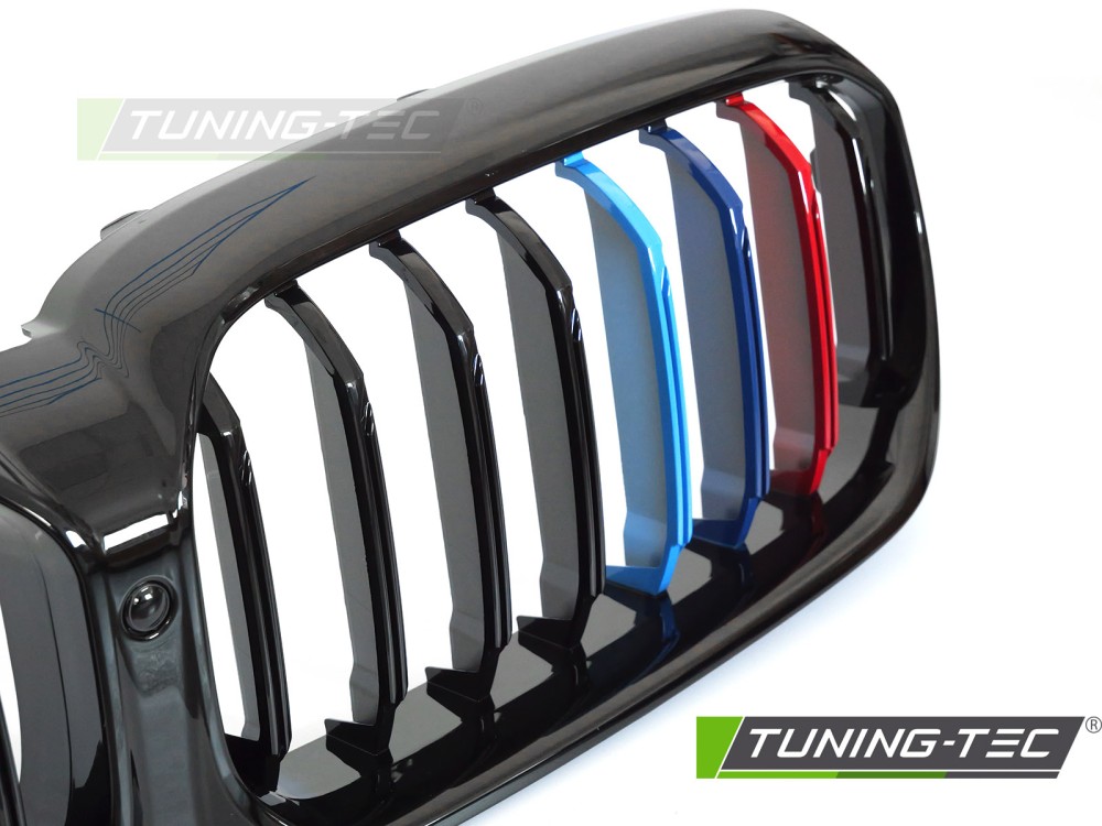 Front Grille BMW G30 / G31 LCI 20-23 Glossy Black Tri-Colour – náhľad 3