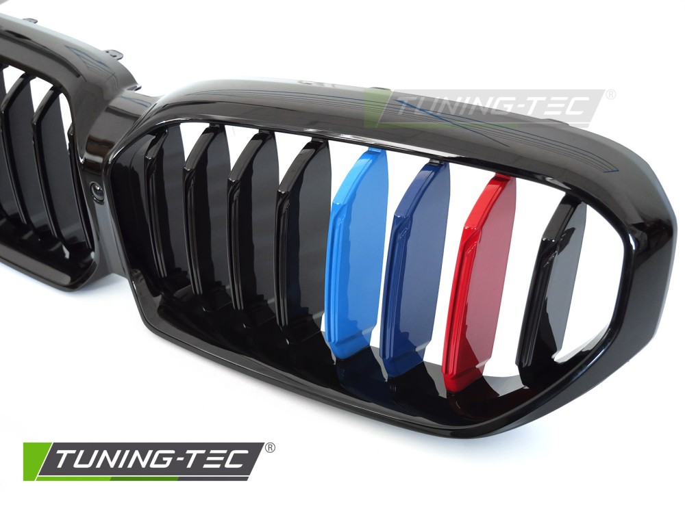 Front Grille BMW G30 / G31 LCI 20-23 Glossy Black Tri-Colour – náhľad 4
