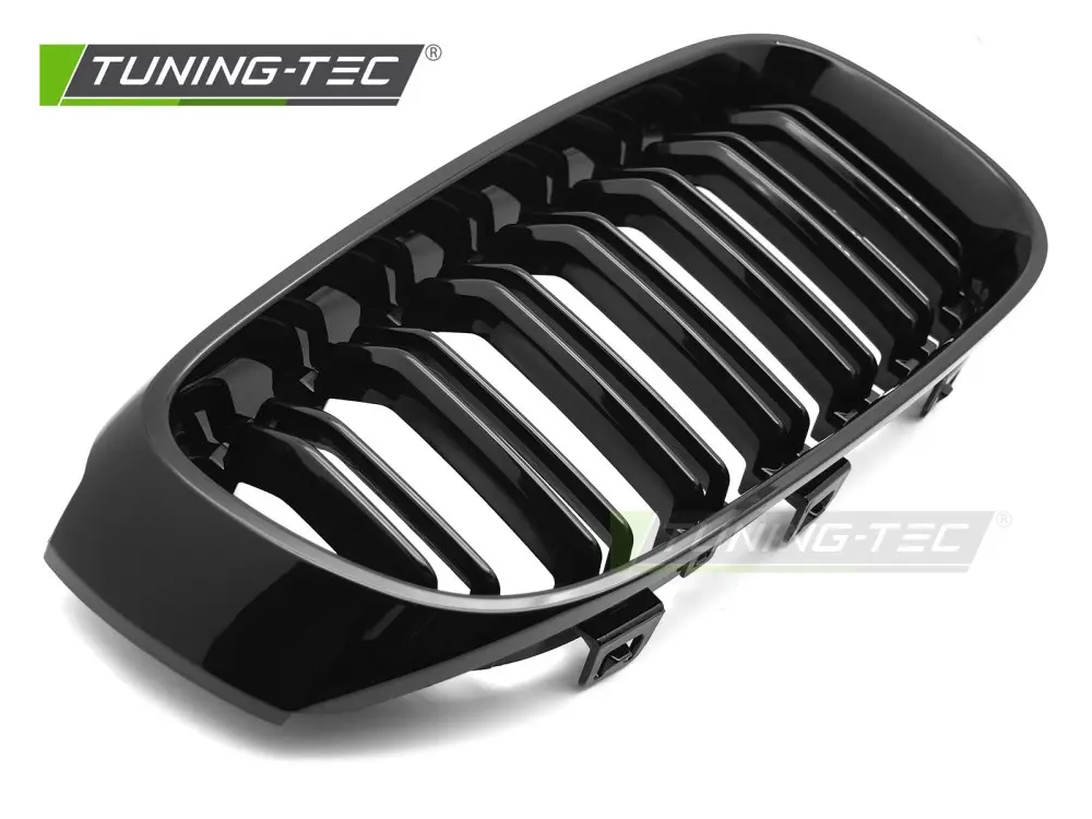 Front Grille BMW F34 Gran Turismo 13-17 Sport Glossy Black Double Bar – náhľad 3