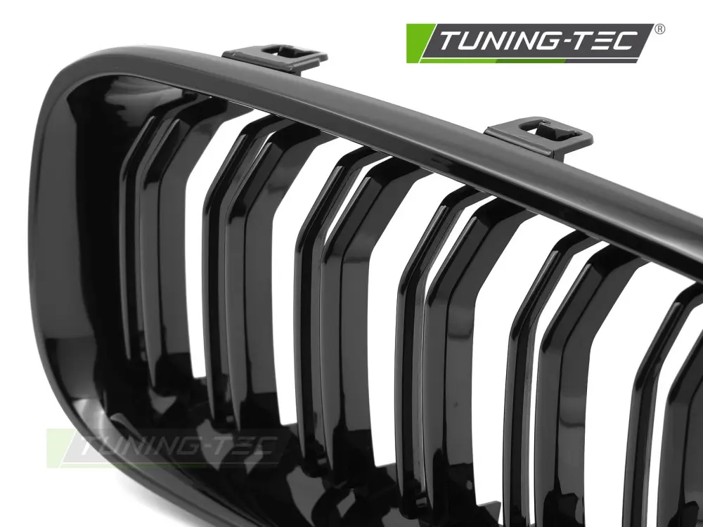 Front Grille BMW F34 Gran Turismo 13-17 Sport Glossy Black Double Bar – náhľad 4
