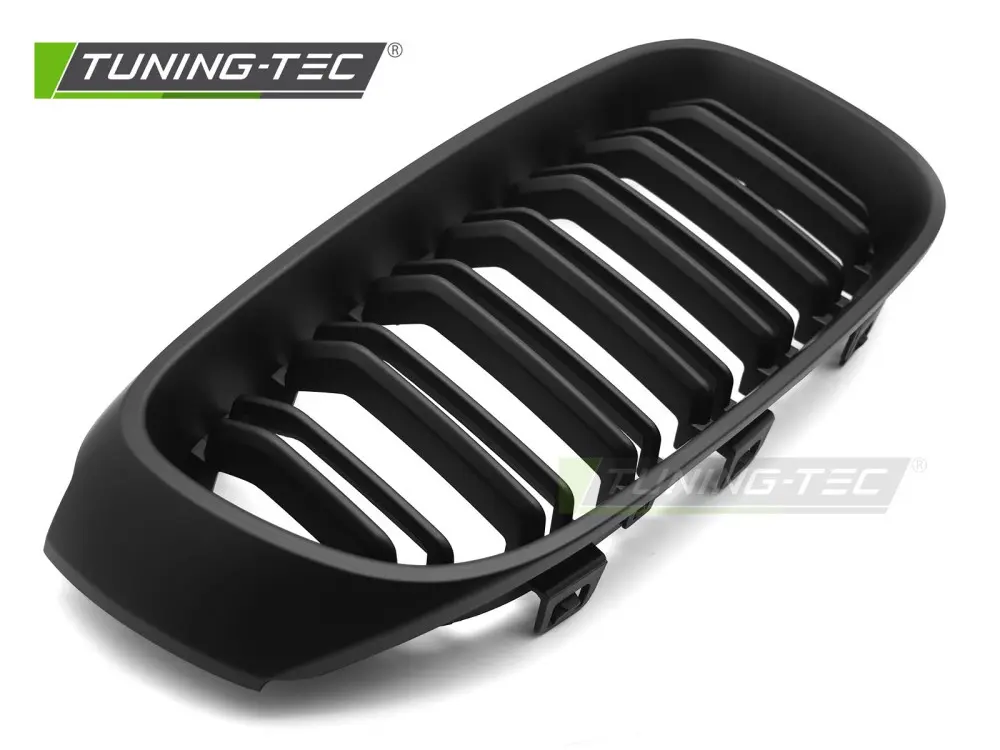 Front Grille BMW F34 Gran Turismo 13-17 Sport Matt Black Double Bar – náhľad 3