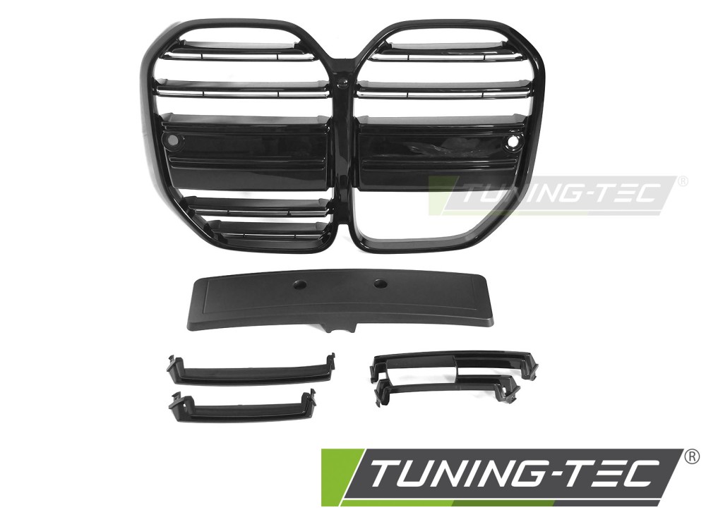Front Grille BMW G22 G23 20-24 Glossy Black – náhľad 2