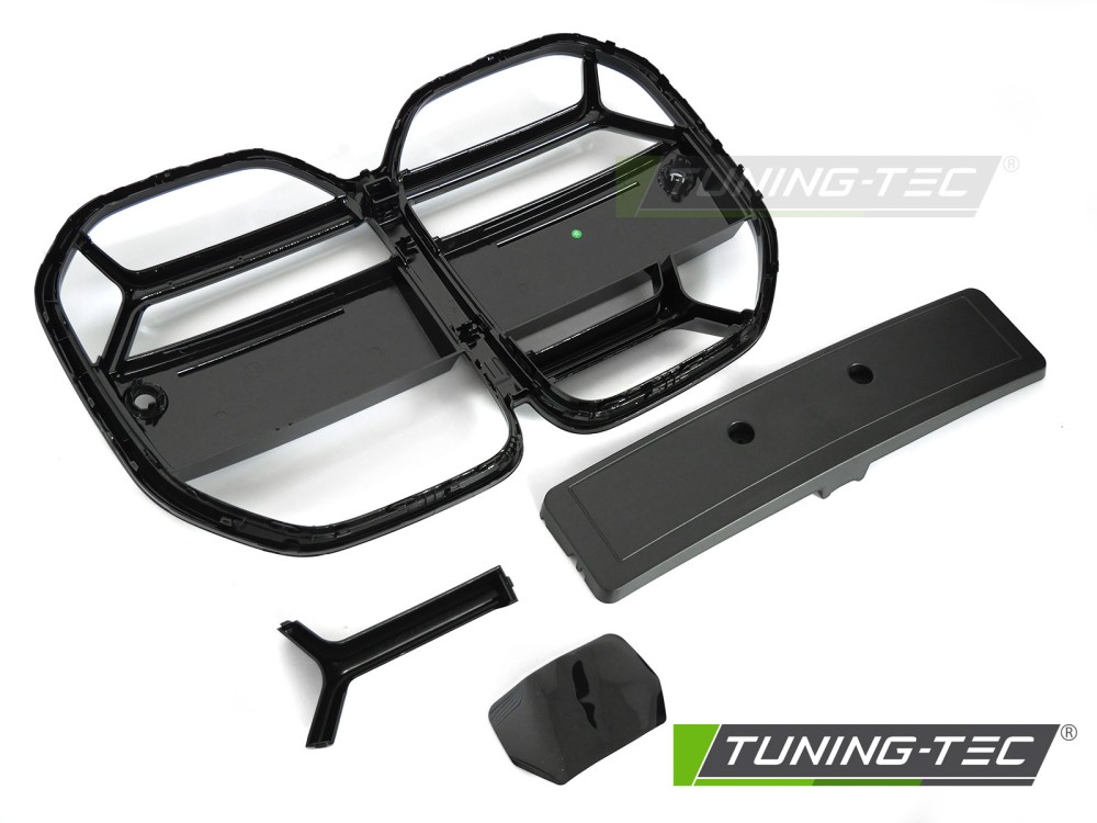 Front Grille BMW G22 G23 20-24 Sport Style Glossy Black – náhľad 4