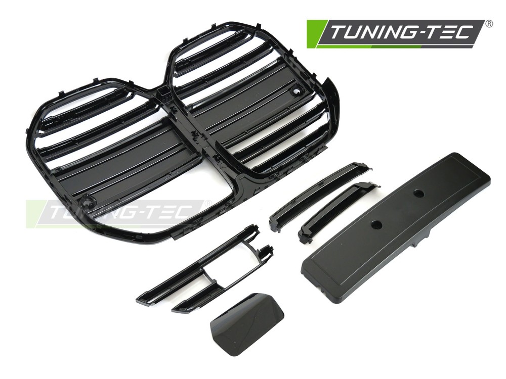 Front Grille BMW G26 Gran Coupe 21-24 Glossy Black – náhľad 4
