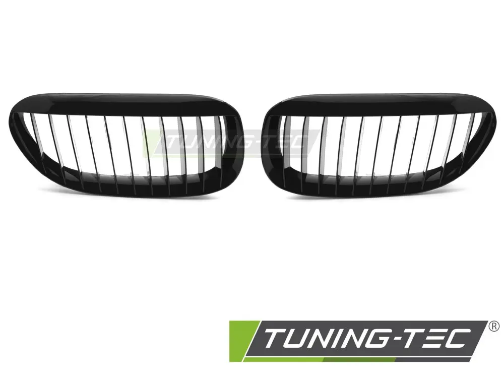 Front Grille BMW E63 02-10 / E64 04-10 Glossy Black – náhľad 2