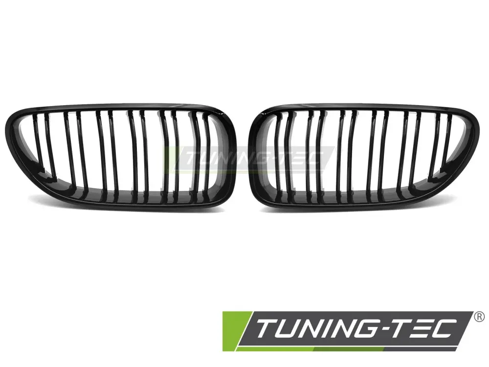 Front Grille BMW 6 Series F12 / F13 11-18 Sport Double Bar Glossy Black – náhľad 2