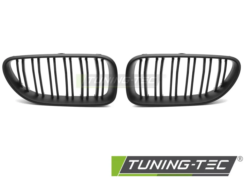 Front Grille BMW 6 Series F12 / F13 11-18 Sport Double Bar Matt Black – náhľad 2