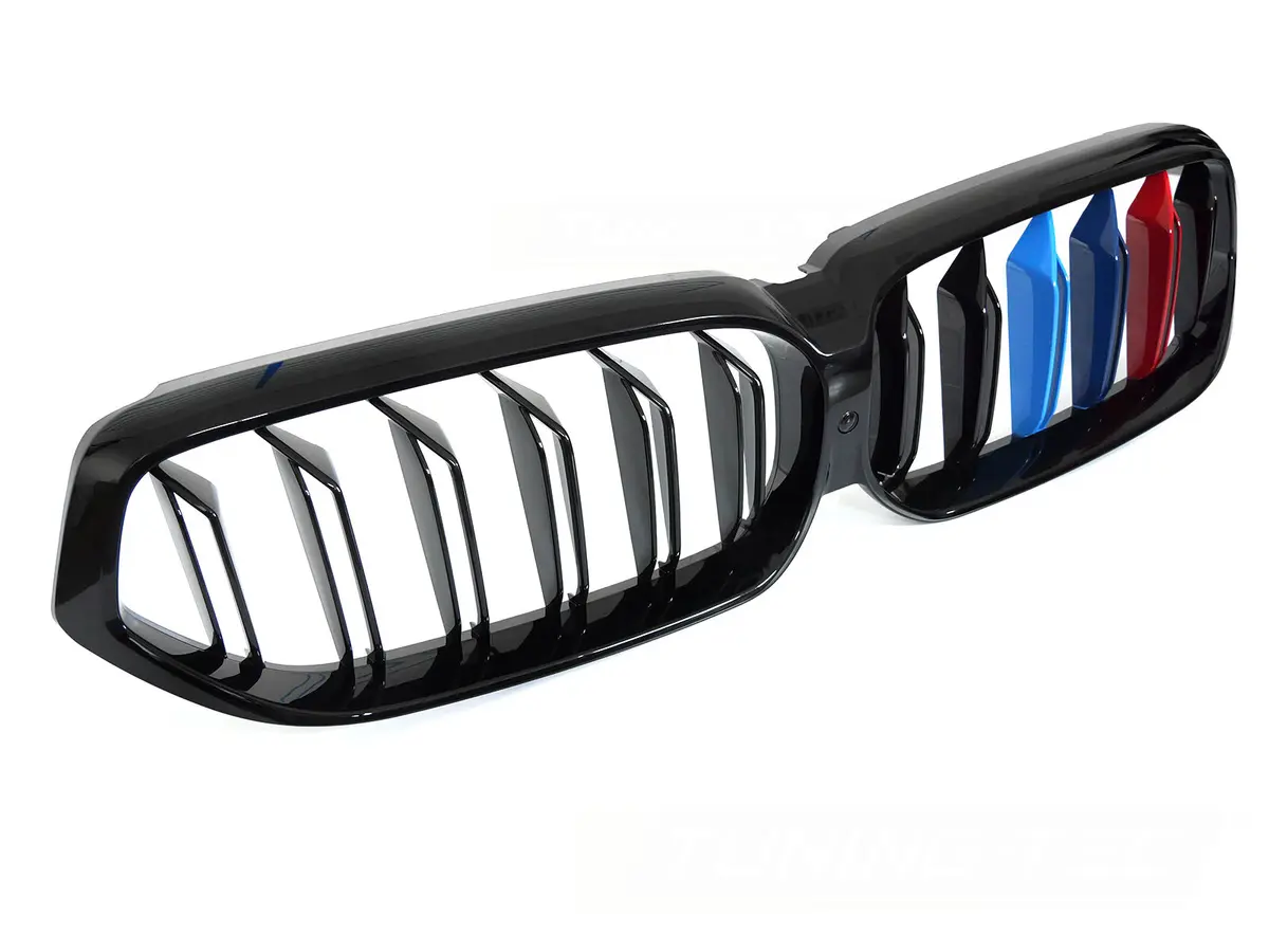 Front Grille BMW 6er G32 LCI 20-23 Sport Glossy Black Tri-Colour Double Bar