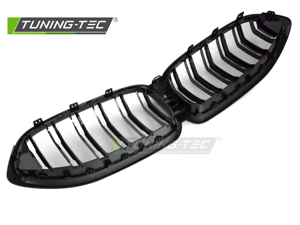 Front Grille BMW G14 / G15 18-22 Sport Double Bar Glossy Black – náhľad 4