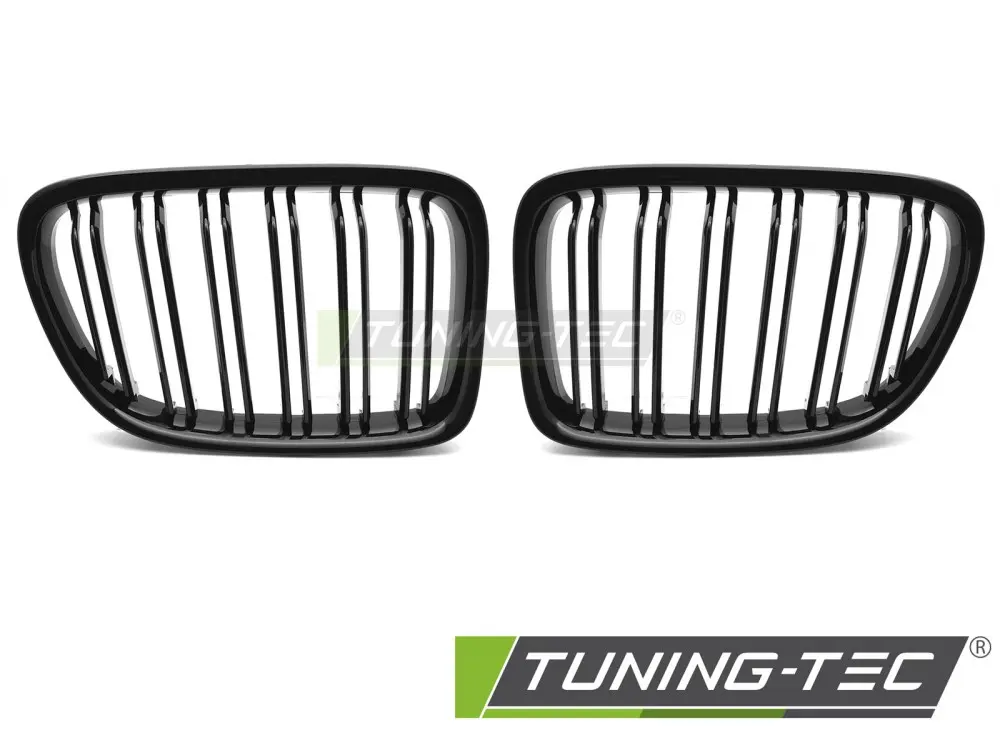Front Grille BMW X1 E84 09-14 Sport Glossy Black Double Bar – náhľad 2
