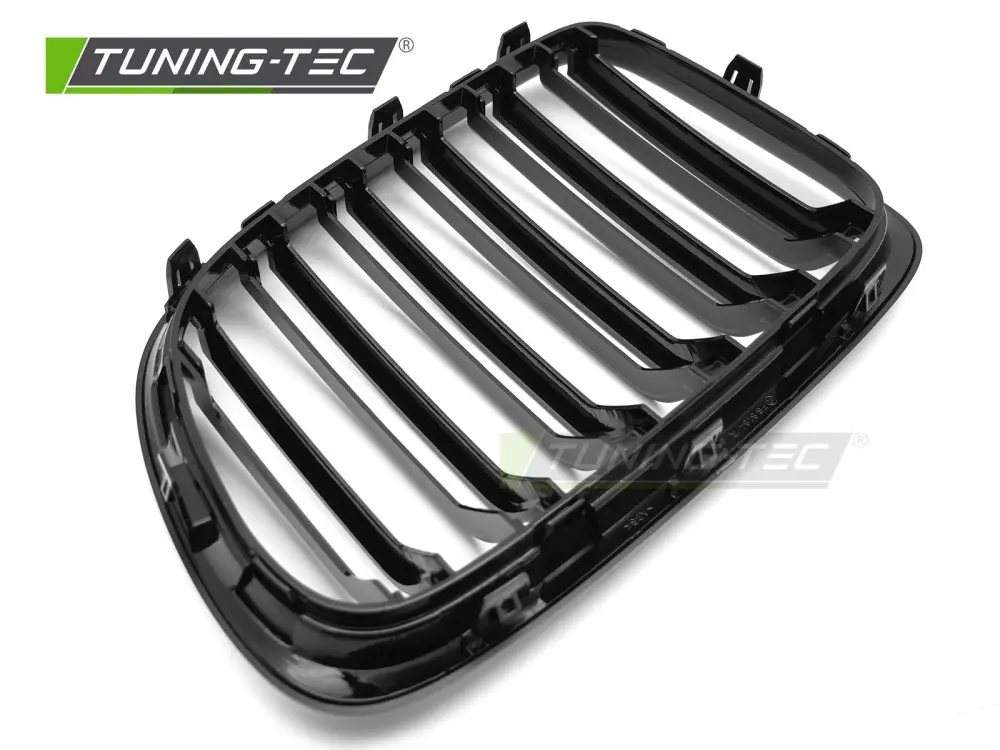 Front Grille BMW X1 E84 09-14 Sport Glossy Black Double Bar – náhľad 4