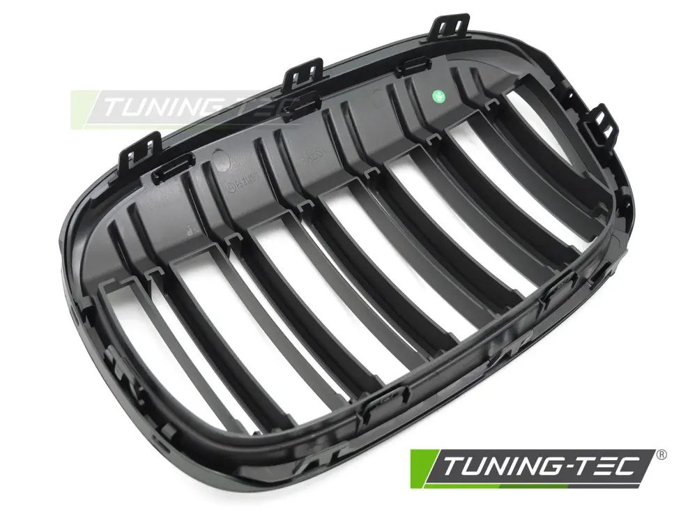 Front Grille BMW X1 F48 15-20 Sport Matt Black Double Bar – náhľad 4