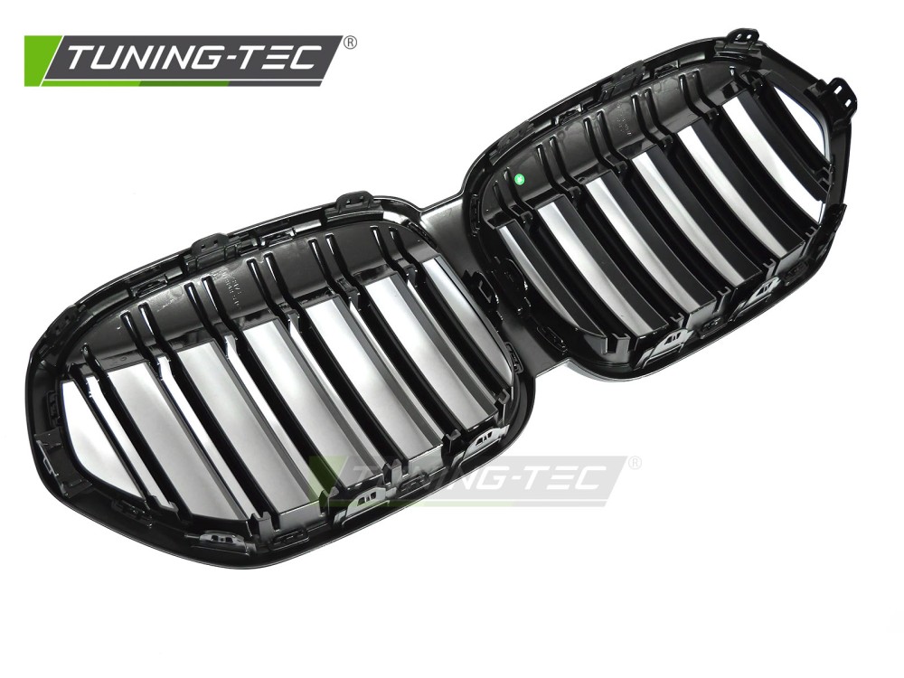 Front Grille BMW X1 F48 LCI 20-22 Sport Glossy Black Double – náhľad 4