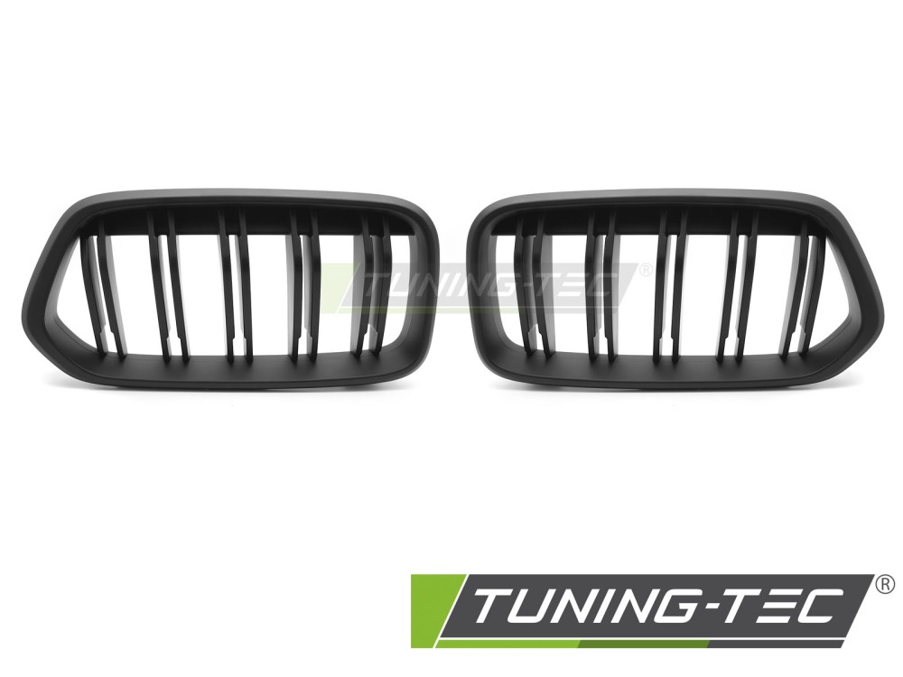 Front Grille BMW X2 F39 18-23 Sport Matt Black Double Bar – náhľad 2