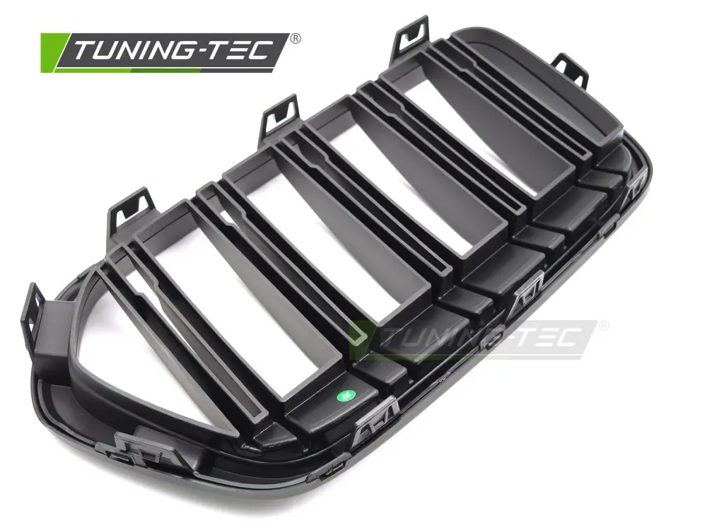 Front Grille BMW X2 F39 18-23 Sport Matt Black Double Bar – náhľad 4