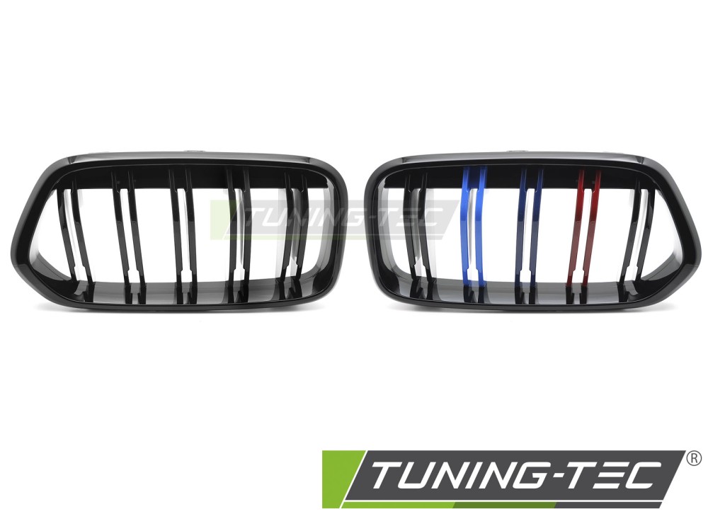 Front Grille BMW X2 F39 18-23 Sport Glossy Black Tri-Colour – náhľad 2