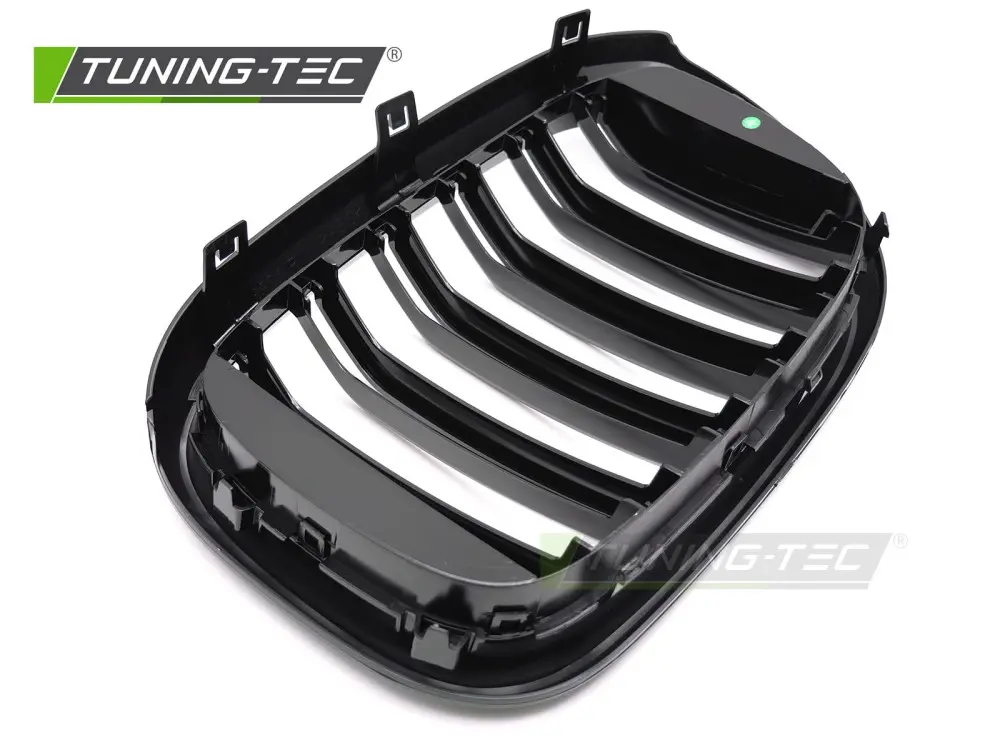 Front Grille BMW X3 G01 17-21 / X4 G02 18-21 Sport Glossy Black Double Bar – náhľad 4