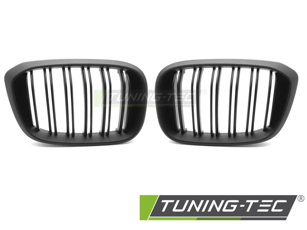 Front Grille BMW X3 G01 17-21 / X4 G02 18-21 Sport Matt Black Double Bar – náhľad 2
