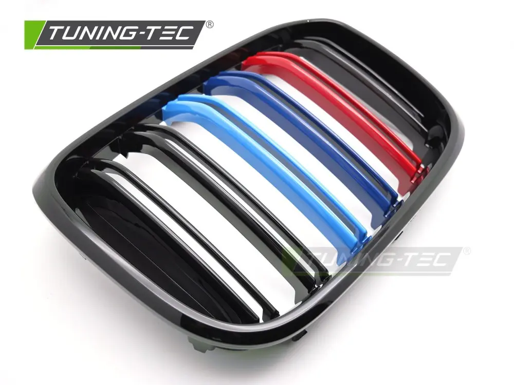 Front Grille BMW X3 G01 17-21 / X4 G02 18-21 Sport Black Tri-Colour Double Bar – náhľad 3