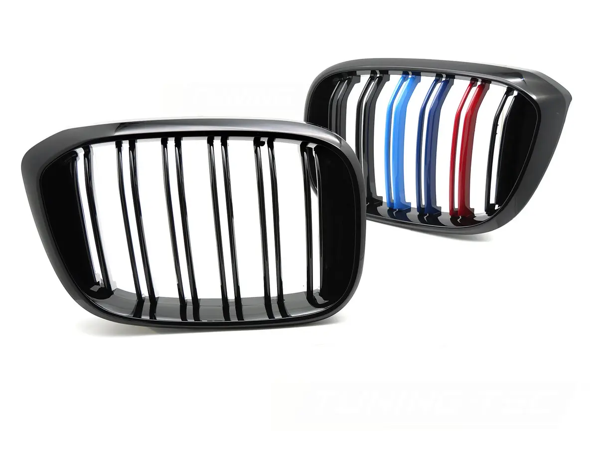 Front Grille BMW X3 G01 17-21 / X4 G02 18-21 Sport Black Tri-Colour Double Bar