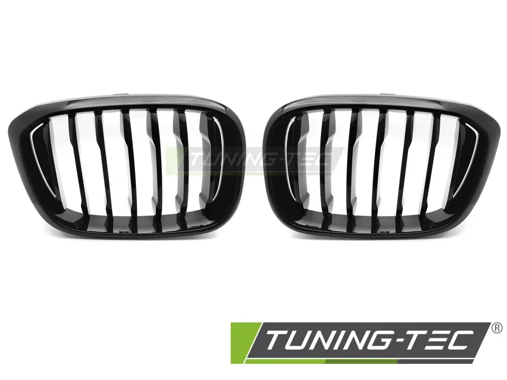 Front Grille BMW X3 G01 17-21 / X4 G02 18-21 Glossy Black – náhľad 2